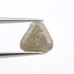 grey colour grey diamond rough, diamond in the rough ring