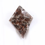 1.42 Ct kite cut fancy brown natural diamond loose stone with unique geometric shape and warm earthy tone, ideal for custom engagement ring or bespoke jewelry setting