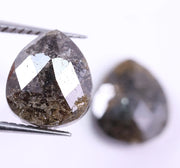 4.72 Ct Brown Colored Diamond Pear Shaped Diamond Salt And Pepper Diamond Use For Jewerly Unique Diamond 