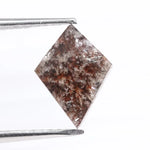 1.42 Ct kite cut fancy brown natural diamond loose stone with unique geometric shape and warm earthy tone, ideal for custom engagement ring or bespoke jewelry setting