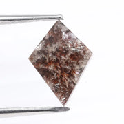 1.42 Ct kite cut fancy brown natural diamond loose stone with unique geometric shape and warm earthy tone, ideal for custom engagement ring or bespoke jewelry setting