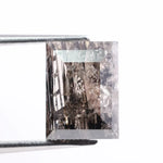 2.50 carat fancy rectangular lab grown CVD diamond loose stone with brilliant sparkle, certified diamond for handmade jewelry and custom engagement ring settings 