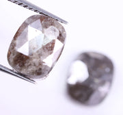 3.10 Carat Cushion Cut Diamond Brown Colored Diamond Salt And Pepper Diamond Use For Jewerly Unique Diamond