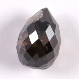 0.79 Ct Briolette Cut Brown Fancy Natural Earth Mined Loose Diamond for Custom Jewelry