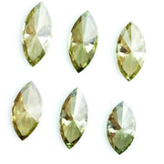 Marquise cut fancy green yellow CVD lab grown diamond loose stone, sparkling lab created diamond for rings, earrings and fine jewelry