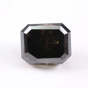 3.46 Ct emerald cut brown lab-grown diamond loose gem, perfect for engagement rings and exquisite fine jewelry.