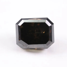 3.46 Ct emerald cut brown lab-grown diamond loose gem, perfect for engagement rings and exquisite fine jewelry.