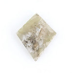 0.42 Ct kite cut brown and grey natural diamond with soft earthy tones and elegant geometric shape for custom jewelry