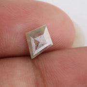 0.42 Ct kite cut brown and grey natural diamond with soft earthy tones and elegant geometric shape for custom jewelry