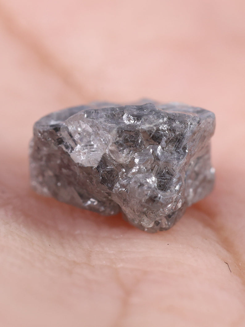 2.13 CT Rare Natural Earth Mine Grey Rough Diamond