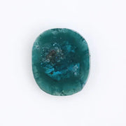0.39 Ct fancy blue oval cut diamond with vibrant rare color and brilliant sparkle for elegant fine jewelry