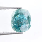 0.39 Ct fancy blue oval cut diamond with vibrant rare color and brilliant sparkle for elegant fine jewelry