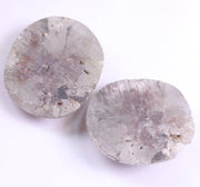 6.95 Ct Cushion Cut Diamond Pair Grey Colored Diamond Pair Use For Jewerly Unique Salt And Pepper Diamond 