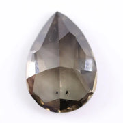 3.00 Ct pear cut brown lab-grown diamond loose stone ideal for elegant engagement rings and luxury custom jewelry.