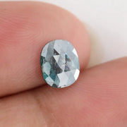 0.39 Ct fancy blue oval cut diamond with vibrant rare color and brilliant sparkle for elegant fine jewelry