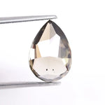 3.00 Ct pear cut brown lab-grown diamond loose stone ideal for elegant engagement rings and luxury custom jewelry.