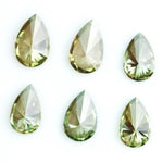 Yellow green pear shape lab grown diamonds fancy color brilliant cut loose diamond collection for custom jewelry and engagement rings