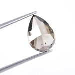 3.00 Ct pear cut brown lab-grown diamond loose stone ideal for elegant engagement rings and luxury custom jewelry.