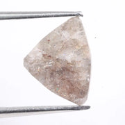 Natural pink peach diamond loose stone with deep color and bold appearance. Earth mined fancy diamond perfect for modern engagement rings.