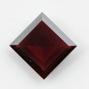 brown colour brilliant square lab grown diamond engagement ring