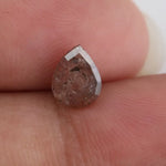 0.94 Ct brown pear cut natural diamond with elegant teardrop shape and warm tone for custom luxury jewelry