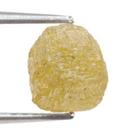 yellow colour diamond in the rough ring, yellow diamond rough