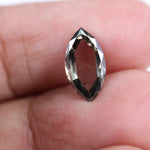 1.36 Ct marquise cut brown lab grown diamond loose stone with rich chocolate color for rings or custom jewelry.