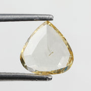yellow color brilliant pear diamond engagement ring