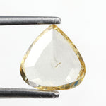 yellow color brilliant pear diamond engagement ring