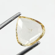 yellow color brilliant pear diamond engagement ring
