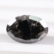 the beauty of a genuine black natural diamond with exceptional brilliance and sparkle