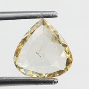 yellow color brilliant pear diamond engagement ring