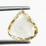 yellow color brilliant pear diamond engagement ring