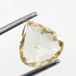 yellow color brilliant pear diamond engagement ring