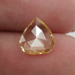 yellow color brilliant pear diamond engagement ring