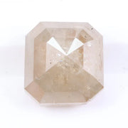 2.16 carat natural loose Asscher cut light brown diamond fancy color for custom engagement ring