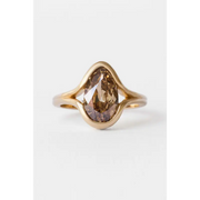 1.94 Ct Natural Brown Fancy Diamond 14K Gold Plated Diamond Ring Lab Grown Diamond For Modern Engagement Diamond Ring For Unique Diamond Ring 