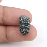 blue color rough diamond in matrix rough diamond ring engagement