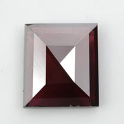 brown colur 5k lab grown square diamond