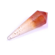 5.82 Carat Natural Agate Bullet Shape Gemstone – Bi-Color Multicolor