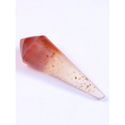 5.82 Carat Natural Agate Bullet Shape Gemstone – Bi-Color Multicolor