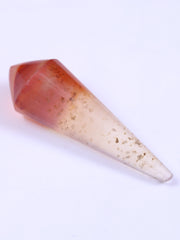 5.82 Carat Natural Agate Bullet Shape Gemstone – Bi-Color Multicolor