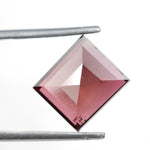 brown colur 5k lab grown square diamond