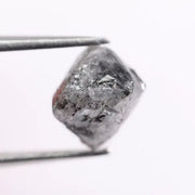 Loose gray diamond stone certified by GIA for investment