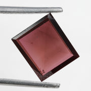 brown colur 5k lab grown square diamond