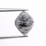 Loose gray diamond stone certified by GIA for investment