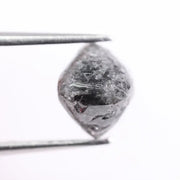 Loose gray diamond stone certified by GIA for investment