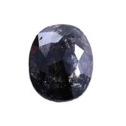 1.15 ct natural salt and pepper black oval cut diamond, oval diamond engagement rings, gold wedding ring 