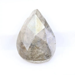 1.35 Ct Natural Gray Pear Shape Diamond Loose Stone with Elegant Teardrop Cut for Luxury High-End Jewelry