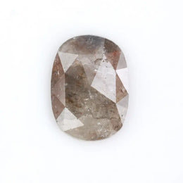 1.11 Ct grey brown cushion cut natural diamond with subtle tones and soft brilliance for elegant timeless jewelry